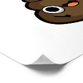 Blad Gebeurd door Funny Ghost Pun Poster (Hoek)