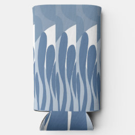 Blad & gebogen abstract seltzer blikjeskoeler