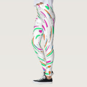 Blad gedrukte Leggings (Links)