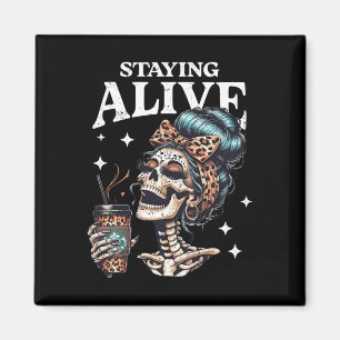 Blad Gezicht Fun Halloween Magneet
