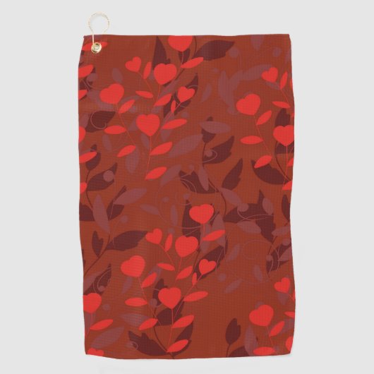 blad golfhanddoek (Voorkant)