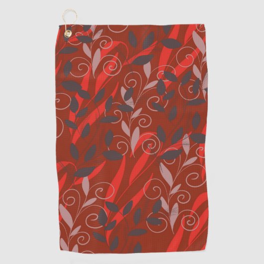 blad golfhanddoek (Voorkant)