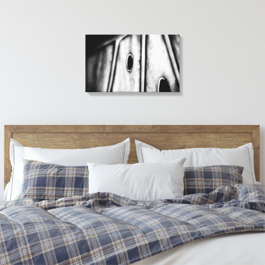 blad is thuis canvas afdruk (Insitu (Slaapkamer))