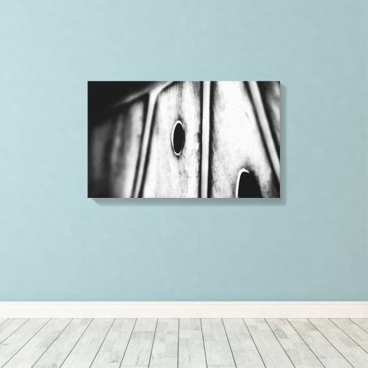 blad is thuis canvas afdruk (Insitu (Houten vloer))