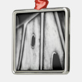 blad is thuis metalen ornament (Links)