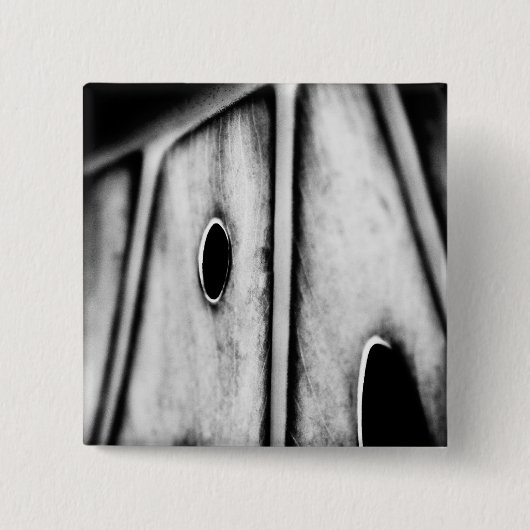 blad is thuis vierkante button 5,1 cm (Voorkant)