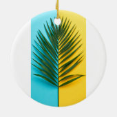 blad keramisch ornament (Achterkant)