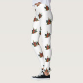 Blad, Kleurrijke Foliage Aangepaste Leggings (Links)
