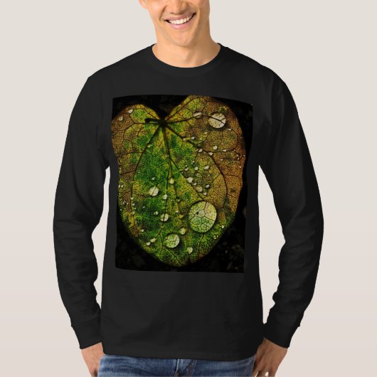 Blad laten vallen t-shirt (Voorkant)