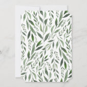  blad lijst bruiloft uitnodiging. kaart (Achterkant)