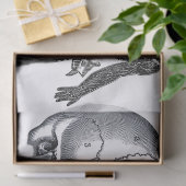 Blad met Junk Journal Anatomy Elements Tissuepapier (Geschenk)