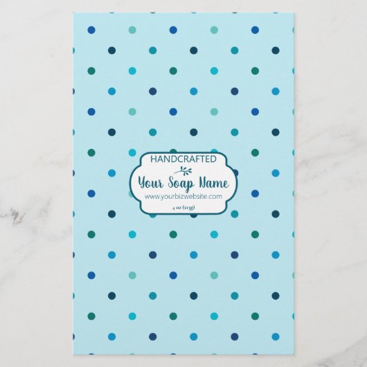 Blad met multikleurenpapier voor kleine blauwe pun (Voorkant)