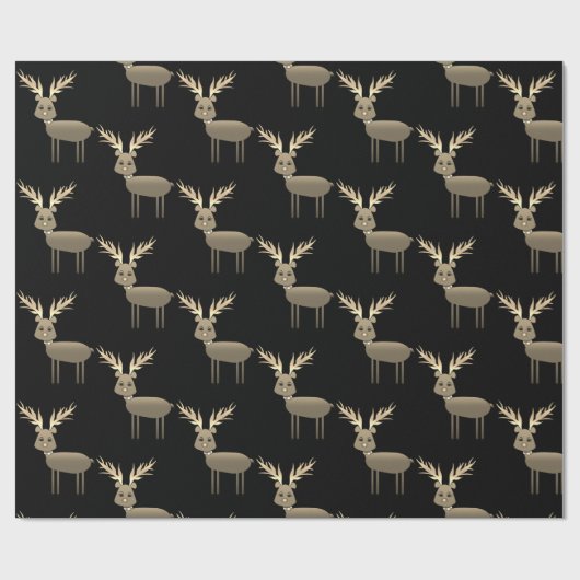 Blad met zwart en gouddroog kerstpapier voor kerst cadeaupapier (Vlak)