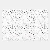 Blad met zwart en wit ompakken, ingesteld #2 inpakpapier vel (Voorkant 2)