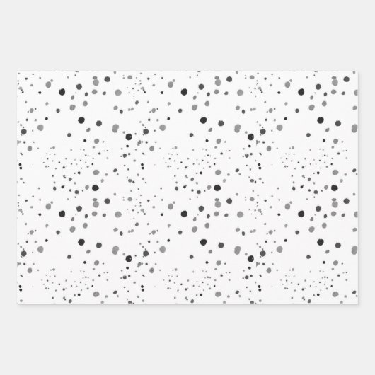 Blad met zwart en wit ompakken, ingesteld #2 inpakpapier vel (Voorkant 2)