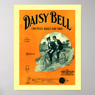 blad Music Daisy Bell Hoesje Copy Poster