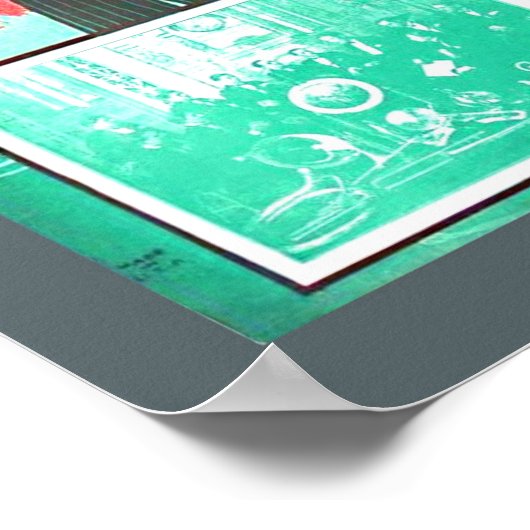 blad Music Ice Cream Howard Johnson copy Poster (Hoek)