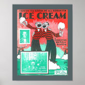 blad Music Ice Cream Howard Johnson copy Poster (Voorkant)