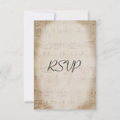 Blad Music Menu RSVP (Achterkant)