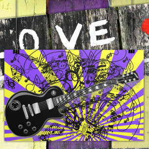 blad Music Rock N Roll Poster