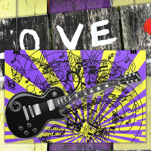 blad Music Rock N Roll Poster