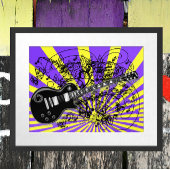 blad Music Rock N Roll Poster