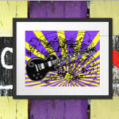 blad Music Rock N Roll Poster