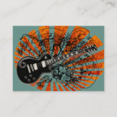  blad Music Rock N Roll Visitekaartje (Achterkant)
