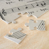 Blad Music Yuletide Carols Legpuzzel (Zijkant)