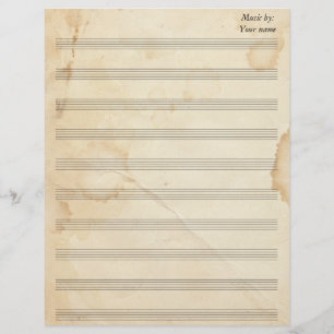 blad muziek 10 pagina's