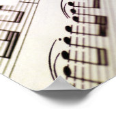 Blad Muziek 11 Poster (Hoek)