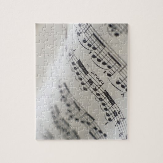 Blad Muziek 9 Legpuzzel (Verticaal)