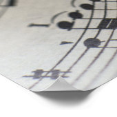 Blad Muziek 9 Poster (Hoek)