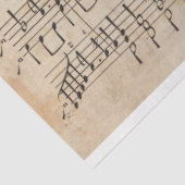 Blad Muziek — Achtergrond voor journaal Tissuepapier (Detail)