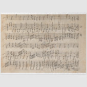 Blad Muziek — Achtergrond voor journaal Tissuepapier (Voorkant)