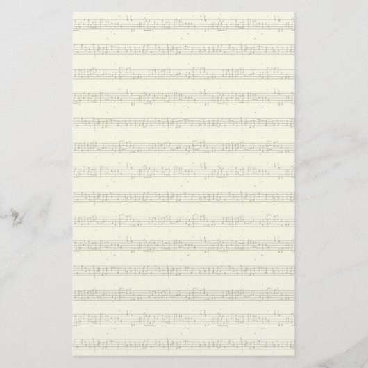 Blad Muziek Briefpapier (Voorkant)