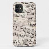 Blad Muziek Collage Case-Mate iPhone Case (Achterkant)