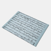 Blad muziek deurmat (Schuin)