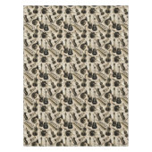 Blad Muziek en instrumenten zwart/goud ID481 Tafelkleed (Voorkant)