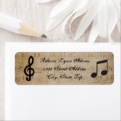 Blad Muziek - Label retouradres (Insitu)