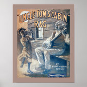  blad Muziek Oom Toms Cabin Rag kopie Poster (Voorkant)