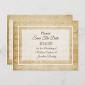 Blad Muziek opslaan Datum Briefkaart (Voorkant / Achterkant)