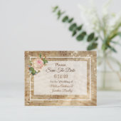 Blad Muziek opslaan Datum Briefkaart (Staand voorkant)