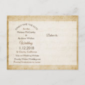 Blad Muziek Roze roze roze sla het Briefkaart Datu (Achterkant)