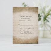 Blad Muziek RSVP (Staand voorkant)