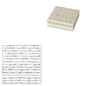 Blad Muziek Rubber Kunststempel Rubberstempel (Gestempeld)