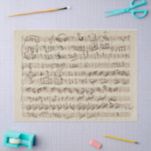 Blad Muziek Sonata Ontkoppelde pagina Opmerkingen Tissuepapier (Craft)