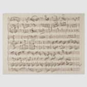 Blad Muziek Sonata Ontkoppelde pagina Opmerkingen Tissuepapier (Voorkant)