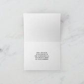 Blad Muziek Sympathie Hartelijk dank Kaart (Binnen)