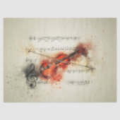 Blad Muziek Violin deklaag Tissuepapier (Voorkant)